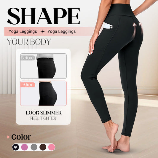 🌸Magas derékú, feneket formáló, hasat karcsúsító fitnesz nadrág