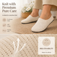 🎁2026 Új érkezések 49% KEDVEZMÉNY💥Női légáteresztő kötött slip-on mules – Könnyű és párnázott – Könnyű fel- és levétel, tökéletes hétköznapokra vagy gyors ügyintézéshez – levegős és kényelmes 🌸