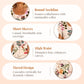 🌸 Pamut plus size virágmintás többrétegű ruhák