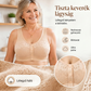 💕 Kényelmes, formázó, elöl záródó, vezeték nélküli melltartó | Egyszerű egykezes zárás, puha anyag – tökéletes mindennapi viseletre 👙✨