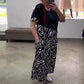 🔥【M-4XL】👗Alkalmi patchwork ruha nőknek