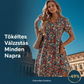 🌸 KORLÁTOZOTT AKCIÓ 49% KEDVEZMÉNY! ✨ Virágmintás Nyári Ruha – V-nyakú, Könnyű, Romantikus ✨