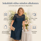⏰ UTOLSÓ NAPI PROMÓCIÓ - 49% KEDVEZMÉNY 💖 [S-3XL] 👗✨️ Női Réteges Háló A-vonalú Midi Ruha