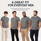 👕 KORLÁTOZOTT IDEIG 49% KEDVEZMÉNY! ✨ Rövid ujjú, kerek nyakkivágású férfi pólók