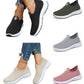👟 Női légáteresztő slip-on kényelmi cipők
