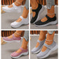 👟 👟☁️ Női kényelmes vastag talpú tornacipő állítható tépőzáras pánttal (EU 36-43) ✨