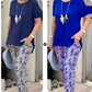Női kétrészes szett | Felső + Tie-dye nadrág | Plus Size S-3XL | 5 szín | Kényelem és stílus 👗✨ -49%