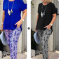 Női kétrészes szett | Felső + Tie-dye nadrág | Plus Size S-3XL | 5 szín | Kényelem és stílus 👗✨ -49%