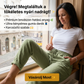 👚👖 Női  rugalmas derékú pamut-lenvászon széles szárú nadrág