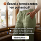 👚👖 Női  rugalmas derékú pamut-lenvászon széles szárú nadrág