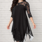 ✨ 【S-3XL】👗Női elegáns sifon térdig érő ruhák