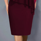 👗Strasszos V-nyakú Cape ruha sifon borítással