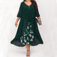👗Sifon ruha fél ujjakkal