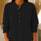 👚 60% KEDVEZMÉNY MOST! 🎉 Női kordbársony Henley felső – stílusos, puha és sokoldalú 🧥📦