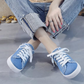 💐Női farmer anyagú slip-on papucs – kényelmes talp és laza stílus 👟☀️