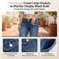 Női slim fit sztreccs farmer capri nadrág