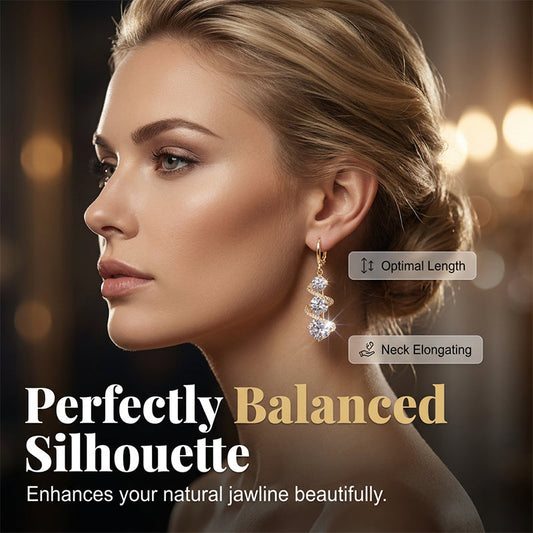 Aszimmetrikus spirál és csepp fülbevalók