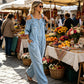 Laza szabású, széles szárú overall jumpsuit zsebekkel