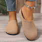 🎁2026 Új érkezések 49% KEDVEZMÉNY💥Női légáteresztő kötött slip-on mules – Könnyű és párnázott – Könnyű fel- és levétel, tökéletes hétköznapokra vagy gyors ügyintézéshez – levegős és kényelmes 🌸