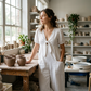 Széles szárú női jumpsuit 🌴