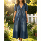 Széles szárú női jumpsuit 🌴