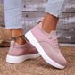 👟☁️ Sétáljon felhőpuhaságú kényelemben – Női légáteresztő hálós slip-on sétacipő