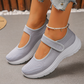 👟 👟☁️ Női kényelmes vastag talpú tornacipő állítható tépőzáras pánttal (EU 36-43) ✨
