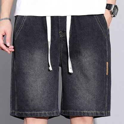 Férfi Vintage Farmer Casual Rövidnadrág