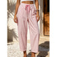 Pantaloni de lounge scurți cu dungi pentru femei