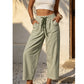Pantaloni de lounge scurți cu dungi pentru femei