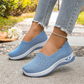 Tartsa lábaid szárazon és hűvösen egész nap – női légáteresztő flyknit slip-on cipők. Utánvétes fizetési lehetőség! 🌬️