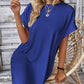 【S-2XL】👗Elegáns egyszínű ruha zsebekkel nőknek