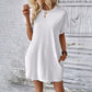 【S-2XL】👗Elegáns egyszínű ruha zsebekkel nőknek