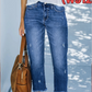 👖Női retro egyenes szárú farmernadrág