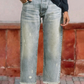 👖Női retro egyenes szárú farmernadrág