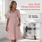 👗 Női alkalmi V-nyakú nyomott ruha zsebekkel💐👗