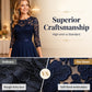 👗 👗 Női elegáns csipkefelsőrészes maxiruha