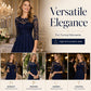 👗 👗 Női elegáns csipkefelsőrészes maxiruha