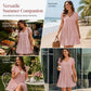 👗 👗 👗 👗 Erőfeszítés nélküli nyári midi ruha
