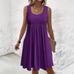 👗 Női Casual Nyári Ujjatlan Rakott Slip Ruha