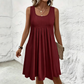 👗 Női Casual Nyári Ujjatlan Rakott Slip Ruha