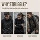 🔥2026 ÚJ NAGY AKCIÓ - 49% MEGTAKARÍTÁS💕☔🌧️Unisex Vízálló Szélálló Kapucnis Cargo Kabát🧥Kültéri Utcai Kabát