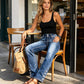 ✨👖 Női stretch skinny farmer – Formázó és univerzális mindennapokra