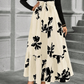 👗✨Női virágmintás hosszú ujjú A-vonalú maxiruha