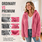 Női kapucnis cipzáras bolyhos dzseki