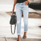 👖 Vintage Edge, könnyed stílus | Női szakadt farmernadrág