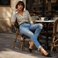 👖 Vintage Edge, könnyed stílus | Női szakadt farmernadrág