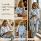 🧶 Hangulatos retró stílus | Női argyle mintás kapucnis, oversize kötött pulóver oldalsó hasítékkal